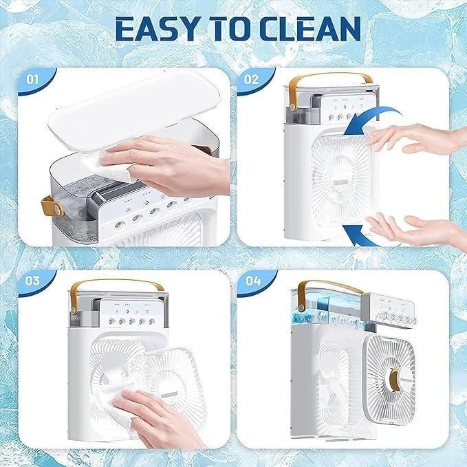 Mini USB Air Cooler Fan – Portable, Rechargeable & Powerful Breeze Anywhere! ❄️🔋🌬️