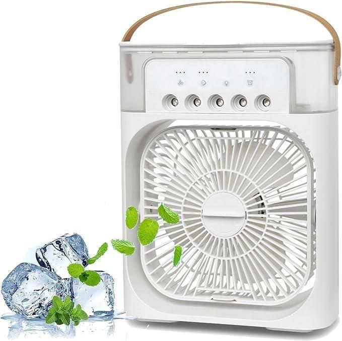 Mini USB Air Cooler Fan – Portable, Rechargeable & Powerful Breeze Anywhere! ❄️🔋🌬️