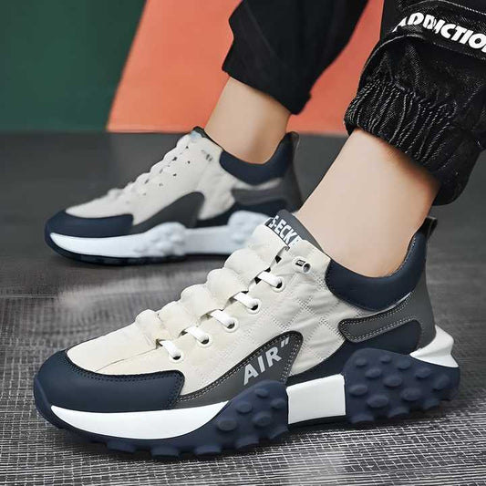 Men's Thick Base Casual Sneakers – Stylish & Comfortable Streetwear Shoes 👟🌟