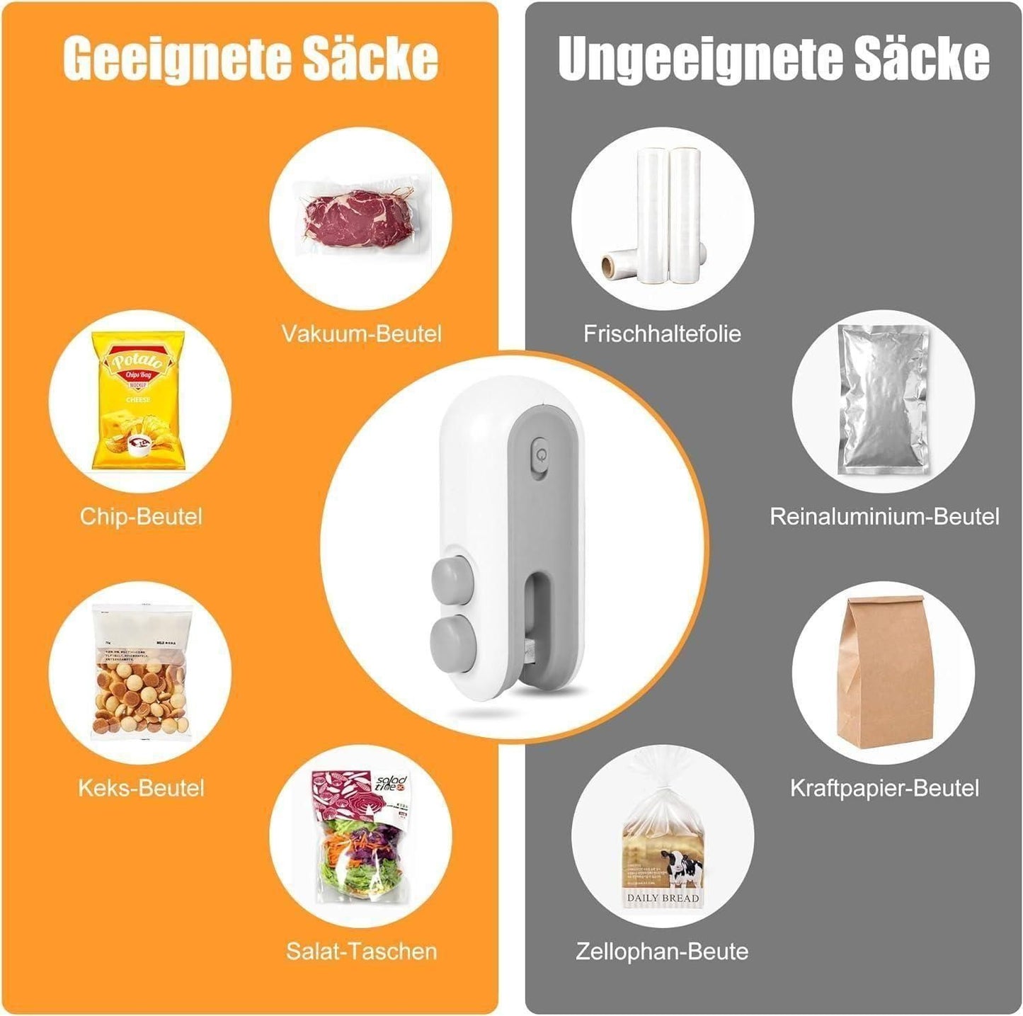 USB Rechargeable | Magnetic | Heat Sealer + Cutter
“Snack Seal Kar, Freshness Lock Kar!” 🔥