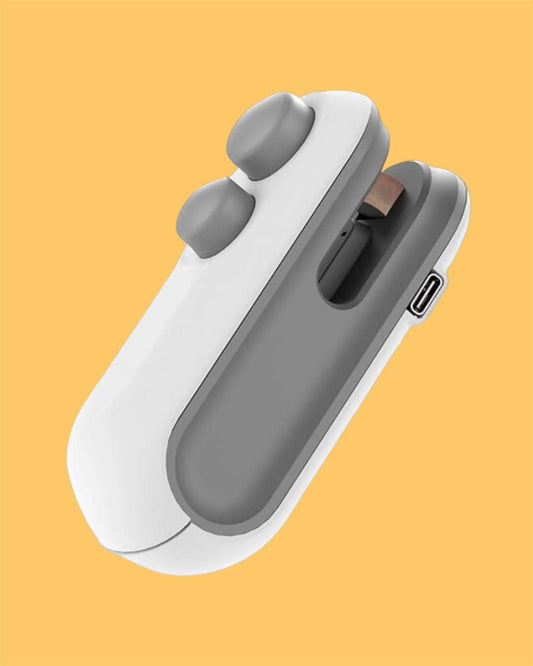 USB Rechargeable | Magnetic | Heat Sealer + Cutter
“Snack Seal Kar, Freshness Lock Kar!” 🔥
