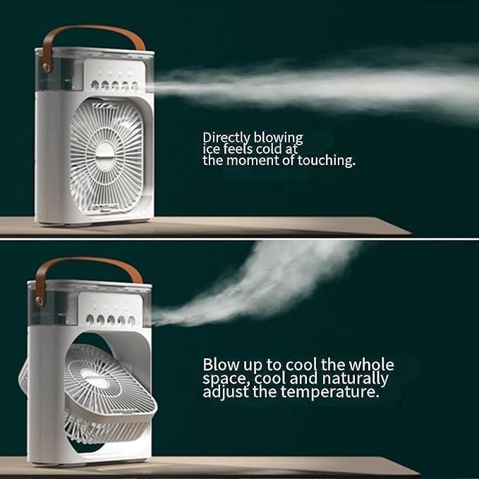 Mini USB Air Cooler Fan – Portable, Rechargeable & Powerful Breeze Anywhere! ❄️🔋🌬️