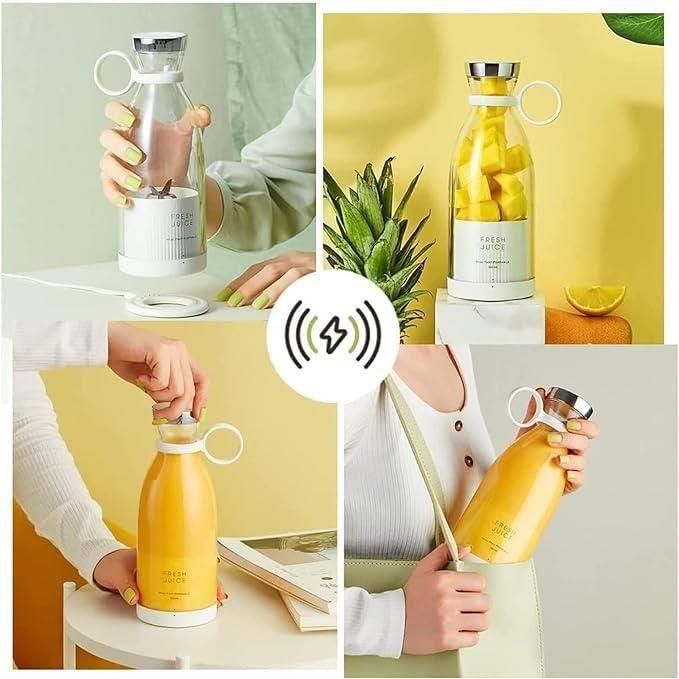 Portable Juice Blender Bottle - Rechargeable USB Juicer for Fruits & Shakes! 🍓⚡🥤