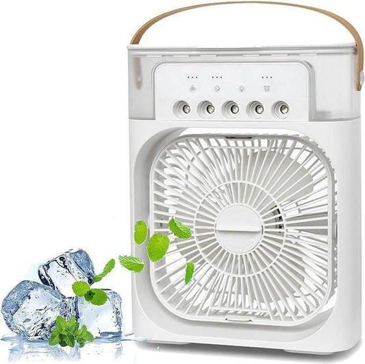 Mini USB Air Cooler Fan – Portable, Rechargeable & Powerful Breeze Anywhere! ❄️🔋🌬️