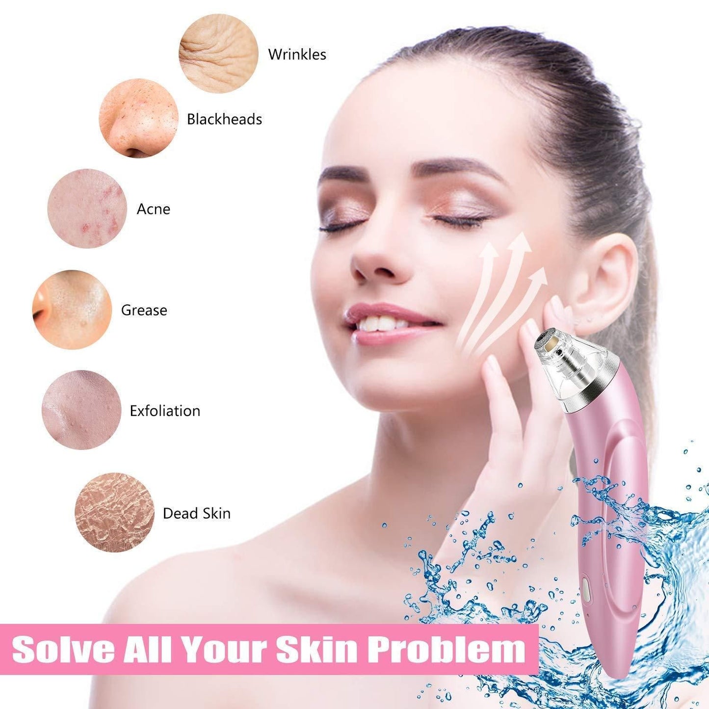 Vacuum Blackhead Remover | Rechargeable Pore Cleaner

“Pores Clear. Confidence High.” ✨